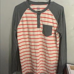 Long sleeved striped shirt (XXL 18)